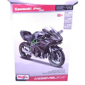 Maisto Kawasaki Ninja H2R Assemblyline Die-Cast Metal Model Motorcycle Kit New